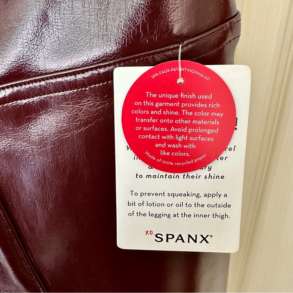 Spanx Faux Leather Leggings - Picture 3 of 5